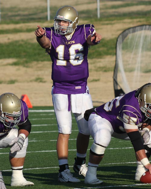 Bethel College QB Ronnie Jankovich directed the Wildcats to a First Round Playoff Win